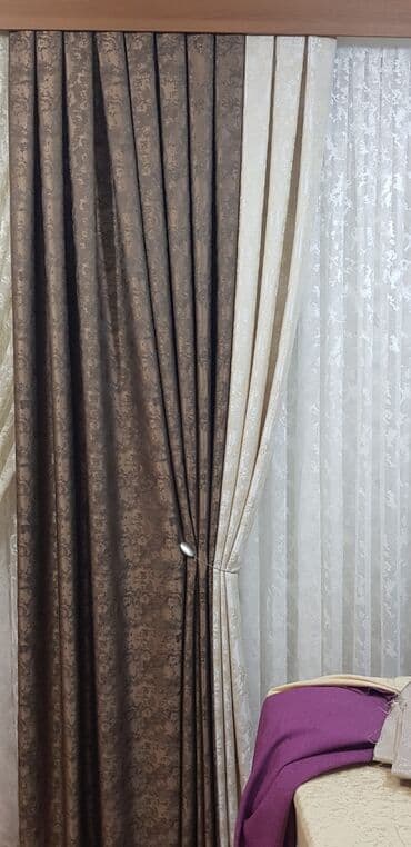 maqnit perde: Modern dizayn pərdə salonunda Türkiyə istehsalı tüllər və dekorlar - — 4