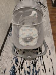 qidalandırmaq üçün uşaq stul yelləncək: Təmiz, az işlənmiş uşaq kreslosu. Yumuşaq döşəyi, ağcaqnaddan qorunmaq — 1