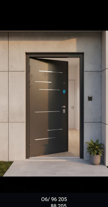 Yeni Giriş qapısı 100x210 sm Zamok ilə, Rayonlara çatdırılma, Pulsuz çatdırılma