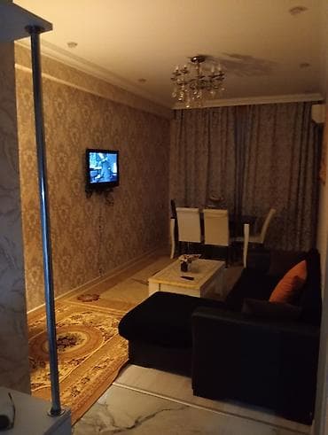 Ev üçün mebel: Hər şərait li ev kirayə verilir Mətbəx: - Ağ rəngli modul mətbəx — 6