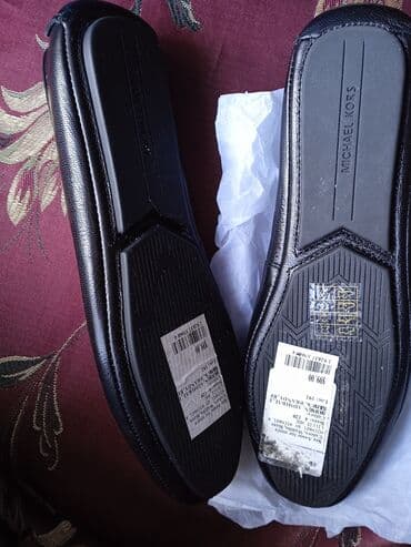 женские колье: Балетки, Размер: 40.5, цвет - Черный, Новый — 2