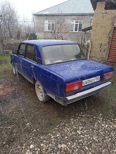 avto 312: VAZ 2107, mavi rəng, 4 qapılı sedan. Ela veziyyetdedi Depazitide — 9