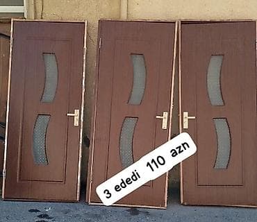 Ev və bağ: Mdf otaq qapilari 3 ededdir olcu 85 en 2.05 hun 3 ededi cemi 110 azn — 1