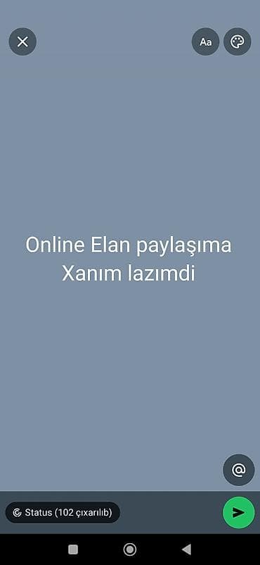SMM menecer tələb olunur, İstənilən yaş, Təcrübəsiz