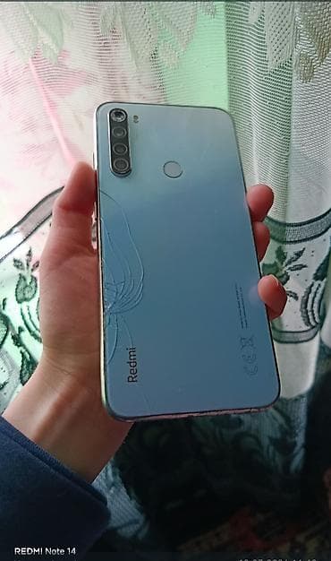 nintendo switch ikinci el: Redmi Note 8 (2021), 64 GB, rəng - Mavi, Barmaq izi — 3