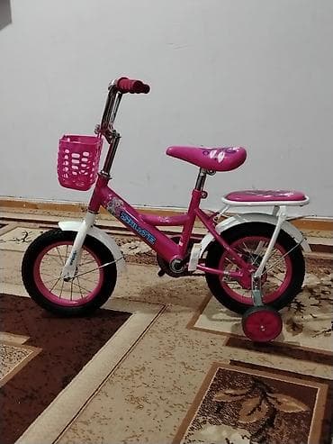 Uşaq velosipedi – qızlar üçün, çəhrayı rəngdə - Təkər ölçüsü