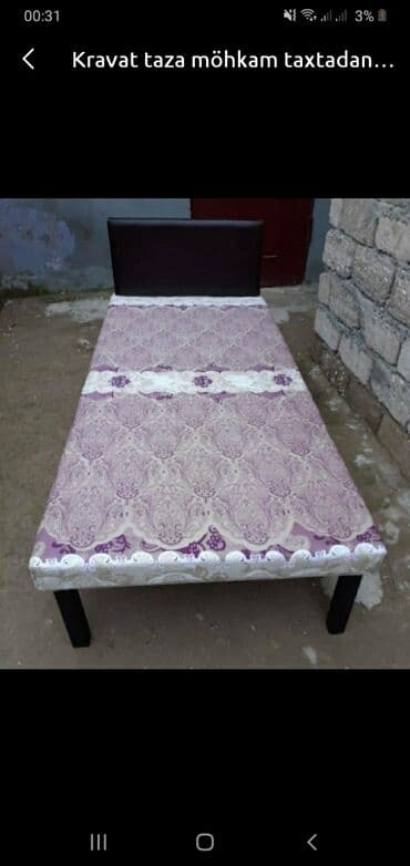 Çarpayı təzə Hazırları var Çatdırılma münasib qiymətə 2 nəfərlik taxt
