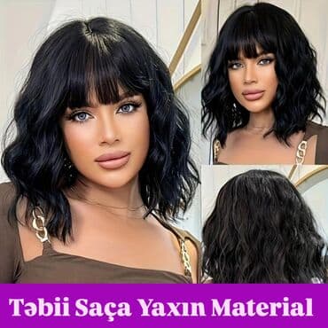 sac rəngi: Parik, Süni — 5