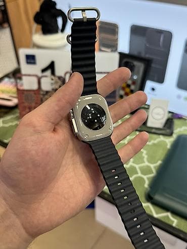 Smart qolbaqlar: Smart saat, Apple, Suya davamlı, rəng - Qara — 7