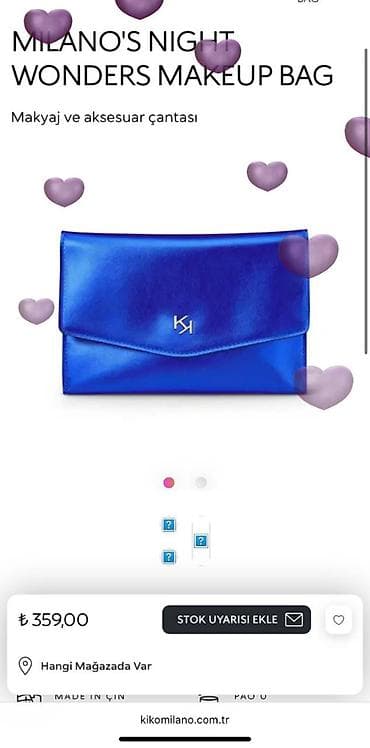 KİKO MILANO’S NIGHT WONDERS mini makiyaj aksesuar çantası - Kompakt