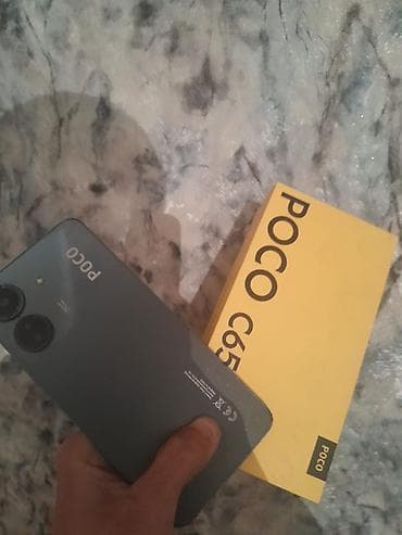 телефон fly power plus 2: Poco C65, 128 ГБ, цвет - Серый, Сенсорный — 2