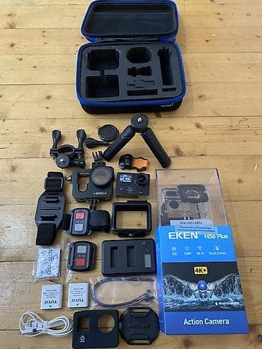 EKEN H5s Plus 4K+ Action Camera dəsti Xüsusiyyətlər: - 4K+ video