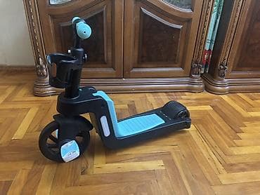 Uşaq üçün 3 təkərli transformasiya olunan skuter/çək-otur model
