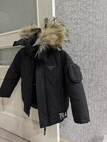 Верхняя одежда: Uşaq qış gödəkçəsi – qara rəng - İsti, qalın doldurmalı qış gödəkçəsi — 4