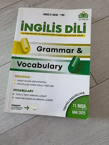 Tədris və imtahan hazırlığı üçün vəsaitlər paketi 1) İngilis dili –