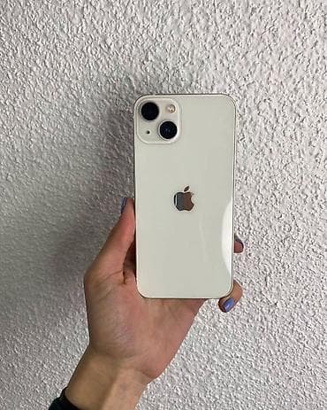 IPhone 13, 128 GB, Ağ, Zəmanət, Kredit, Simsiz şarj