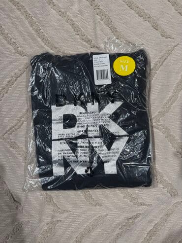 женские свитшоты с принтом: Толстовка, DKNY, M, цвет - Черный — 2