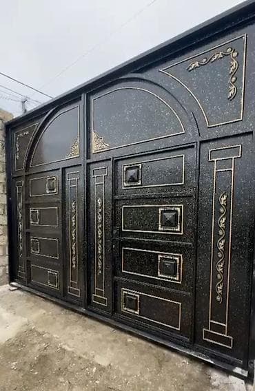 col qapi: Metal darvaza və giriş qapıları – fərqli dizaynlar - Material: qalın — 6
