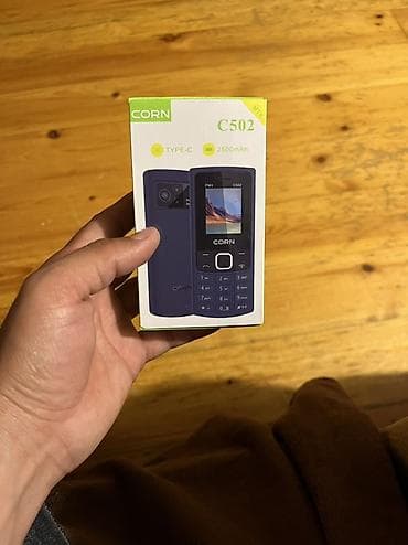 iphone 17 2 ci el: CORN C502 düyməli mobil telefon Əsas xüsusiyyətlər: - 2G düyməli — 7