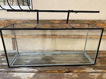 Akvariumlar: Dördbucaq akvarium, Boş, 100 l — 2