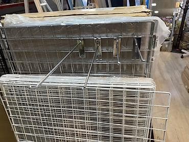 ref: Metal vitrın/asma panel üçün asqı tutacağı. Məhsul T formalı alt — 6