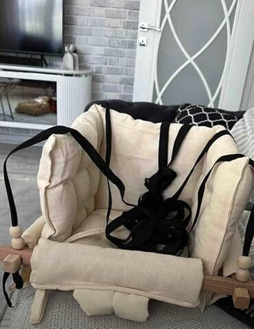 uşaq yelənçəyi: İşlənmiş, Oturacaq-yelləncək, Zontiksiz, Taxta — 9