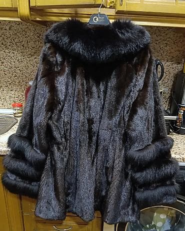 duz golu: Shuba norkadir,tünd shokolad rəngdir,vorotniki,gollarının manjeti — 8