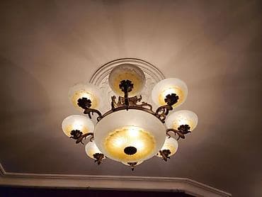çiraq: Çılçıraq, 9 lampa, Metal — 3