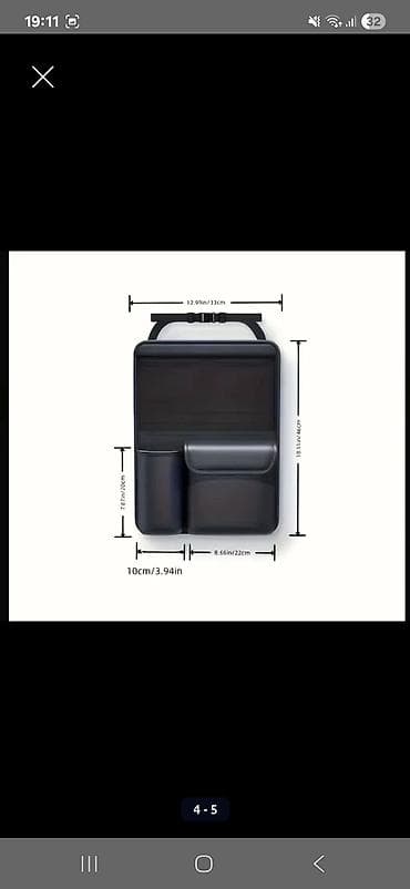 cruze yarasa: Avtomobil oturacaq arxası üçün çoxfunksiyalı təşkilatçı - Model — 2