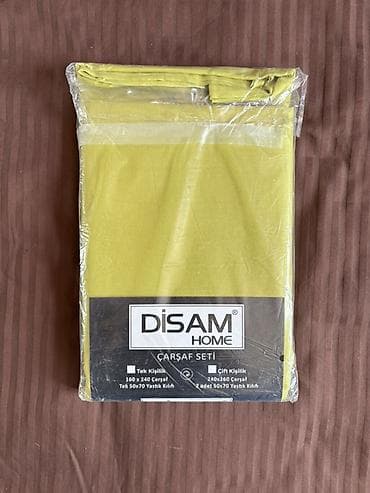 Digər tekstil: DISAM Home çarşaf seti, yeni, tek kişilik üçün. - Rəng: açıq yaşıl — 2