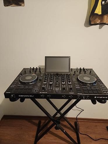 dj kontroler: Denon DJ Prime 4+ – müstəqil 4‑kanallı DJ konsolu - Engine DJ — 5