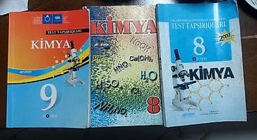 Kimya test tapşırıqları toplusu – 3 kitab - 8-ci sinif üçün “Kimya –