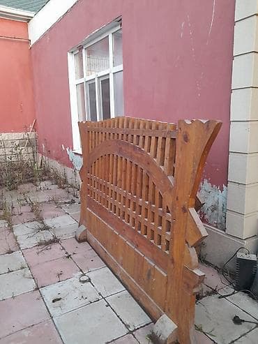 daşlar: 4 ədəd Taxta dekorativ darvaza/pərdəlik panel - Material: kütləvi — 3