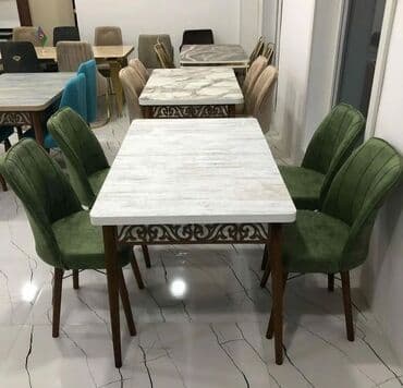 Masa və oturacaq dəstləri: Mətbəx üçün, Yeni, Açılan, Dördbucaq masa, 4 stul — 4