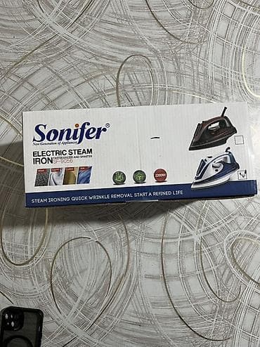 Audio: Bu məhsul: Sonifer elektrik buxarlı ütü Xüsusiyyətlər: - Güc: 2200W — 6