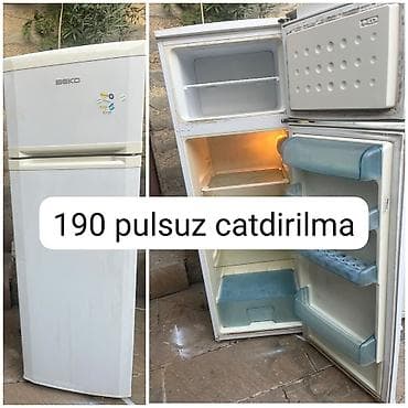 Холодильники: Beko iki qapılı soyuducu - Üst hissədə ayrıca dondurucu bölmə — 1