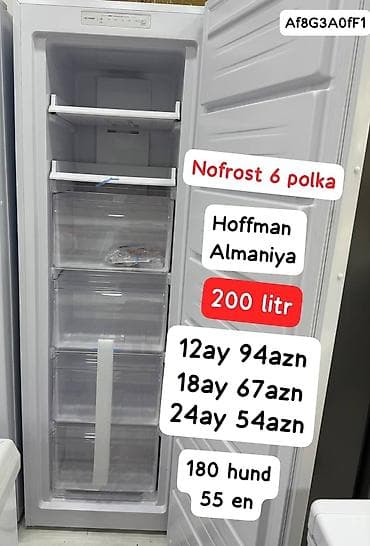 Soyuducular: Yeni 2 qapılı Biryusa Soyuducu Satılır, rəng - Boz, Kredit var — 5