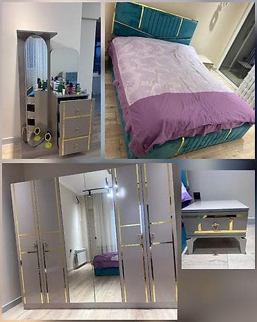 2 ci el dolab: İkinəfərlik çarpayı, Dolab, Termo, 2 tumba, İşlənmiş — 1