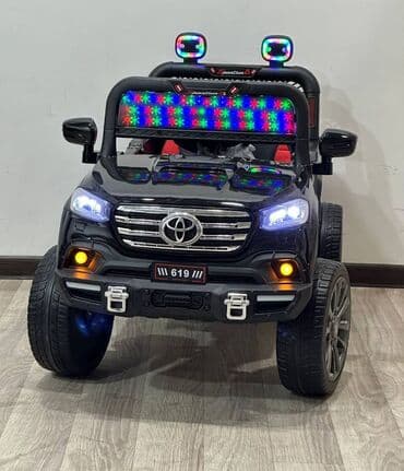 ucuz uşaq maşınları: Tayota dözülməzliyi ilə bütün markalara numunədir ) Uşaqlar üçün jeep — 1