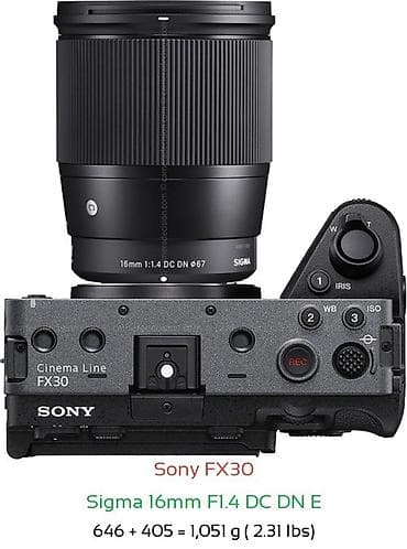 av hdmi adapter: Sony Fx30 + 16mm F1.4 Hər ikisi ideal vəziyyətdədir ustada olmayıb — 6