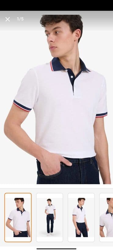 2 ci əl geyimlər: Polo köynək, Defacto, L, rəng - Ağ — 3