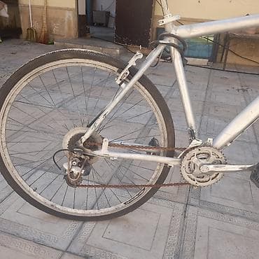 isma hybrid 8.5: Şəhər velosipedi – 28" təkərli, yüngül metal gövdə - Rəng: boz - — 7