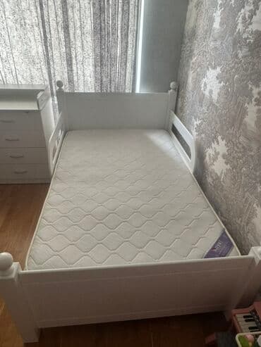 tek neferlik kravat: Oğlan və qız üçün, Çarpayı, Bazasız, Matras ilə, Siyirməsiz — 2