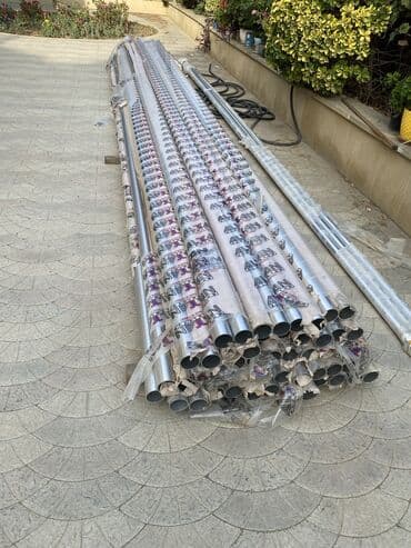 dəmir boru satışı: Alüminium borular satilir Ölçülari:Diametr-65mm Qalinlig-3mm 1metrin — 3