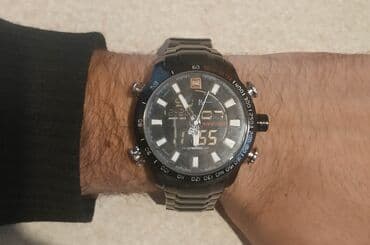 pandora qutusu: İşlənmiş, Qol saatı, NaviForce, rəng - Qara — 2