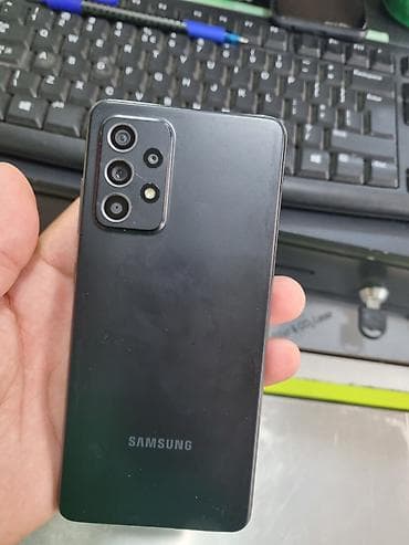 samsung komputer: Samsung Galaxy A52 5G, 128 GB, rəng - Qara, Face ID — 1