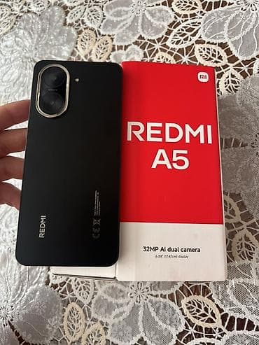 oppo telefon: Redmi A5, 128 GB, rəng - Qara — 1