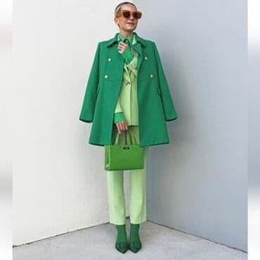 sədərək paltolar: Palto, Zara, M, L, rəng - Yaşıl — 3