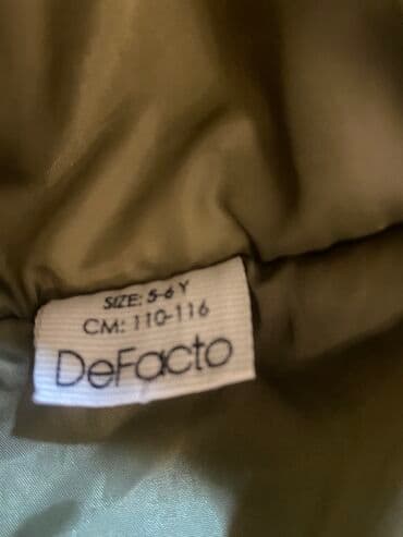 zəy: Uşaq üçün şişmə gödəkcə – DeFacto - Bədən ölçüsü: 5-6 yaş - Boy — 1