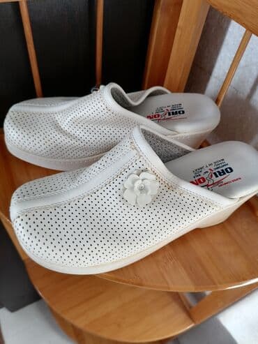 Tərliklər: Сабы белые, медицинские, из натуральной кожи, очень удобные на ногах — 2